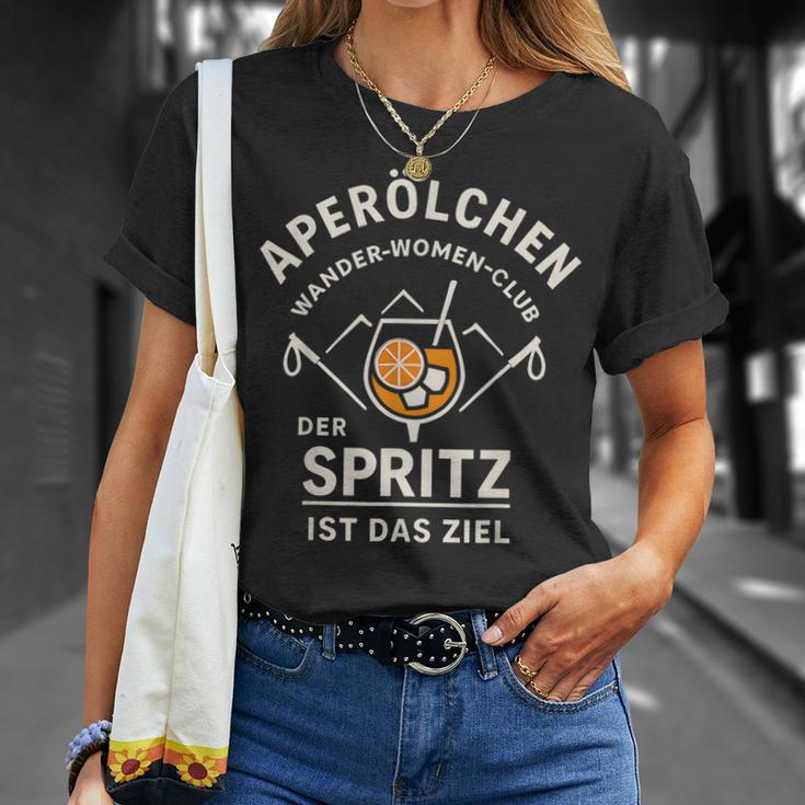 Aperölchen Wander-Women-Club Derpritz Ist Das Ziel T-Shirt Geschenke für Sie