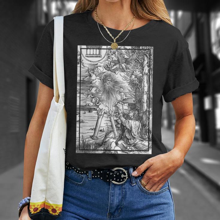 Apocalypse St John Devours The Book 1498 DüRer Angels T-Shirt Gifts for Her