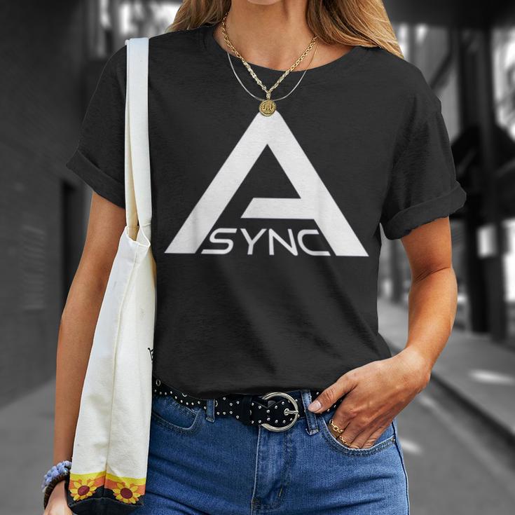 Async Backroom Pixels Research Tシャツ 彼女への贈り物
