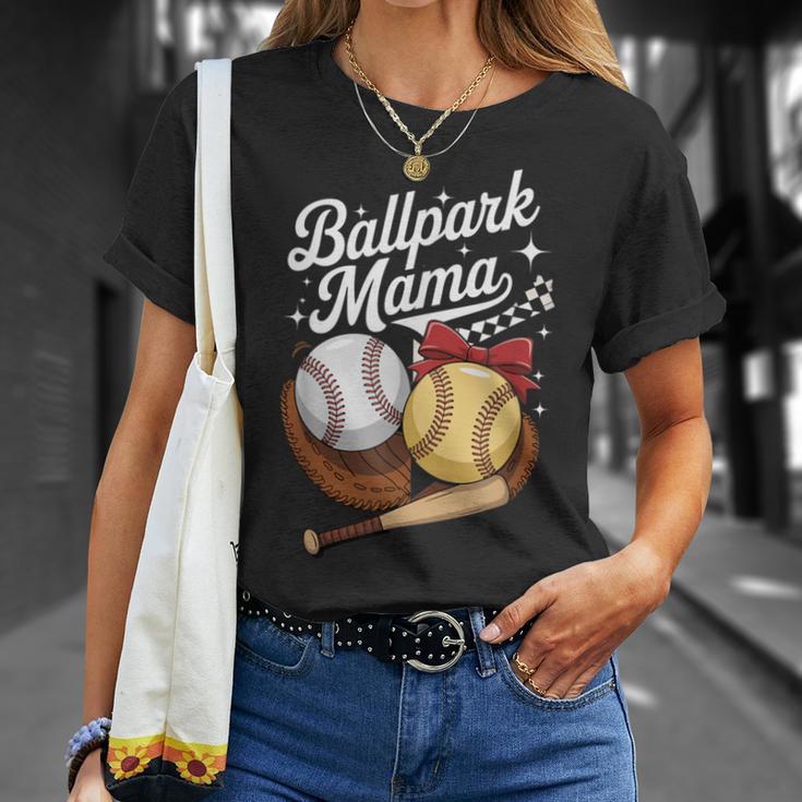 Ballpark Mama Baseball Softball Mom Sports Mother's Day Mom T-Shirt Gifts for Her Ballpark Mama Baseball Softball Mom Sports Mother's Day Mom T-Shirt Gifts for Her