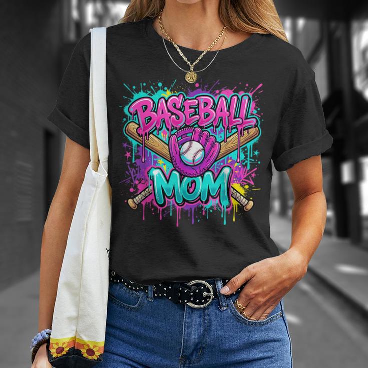 Baseball Mom Dripping Drip Sport Mama Mother's Day Women T-Shirt Gifts for Her Baseball Mom Dripping Drip Sport Mama Mother's Day Women T-Shirt Gifts for Her