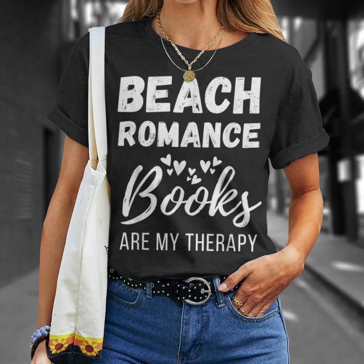 Beach Romance Beach Romance Books Are My Therapy T-Shirt Gifts for Her