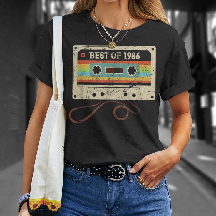 Best Of 1986 40 Geburtstags Mann Frau 40 Jahre Geburtstag T-Shirt Geschenke für Sie