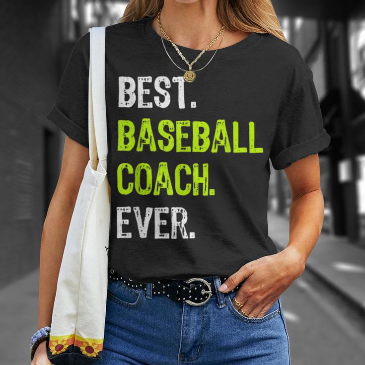 Best Baseball Coach Ever Tシャツ 彼女への贈り物