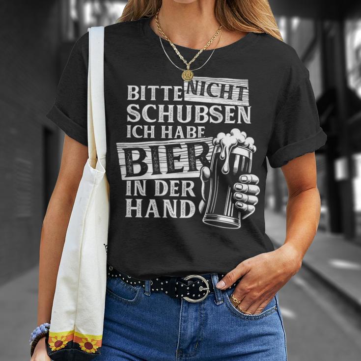 Bitte Nichtchubsen Ich Habe Bier In Der Hand Trinkspiel T-Shirt Geschenke für Sie