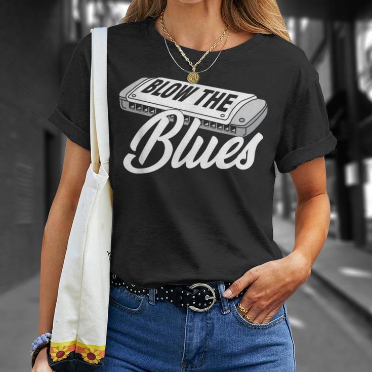 Blues Armónica Para Instrumentos Deiento Camiseta unisex Regalos para ella