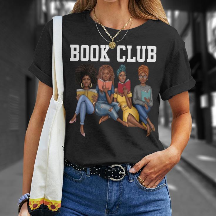 Book Club African American Bookworm Women Girl Reading T-Shirt Gifts for Her