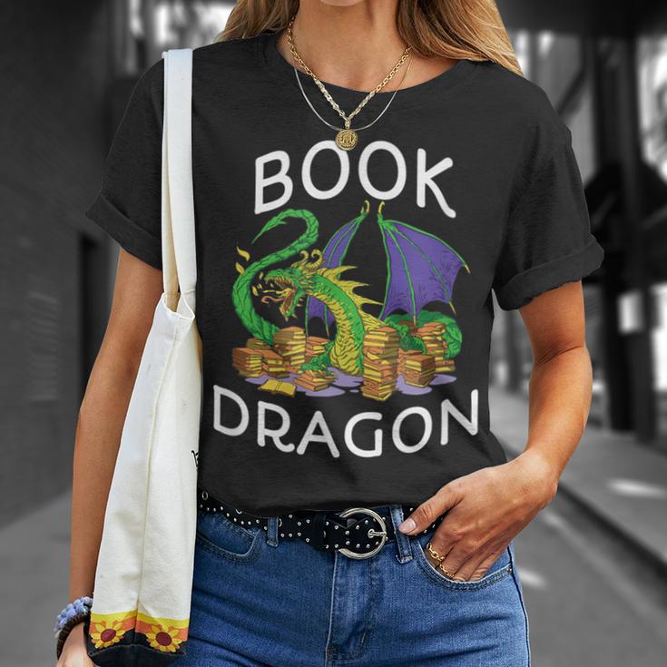 Book Dragon Smart Readers T-Shirt Gifts for Her