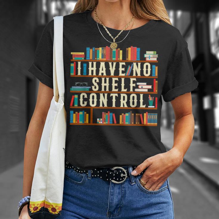 Book Lover I Have No Shelf Control T-Shirt Gifts for Her