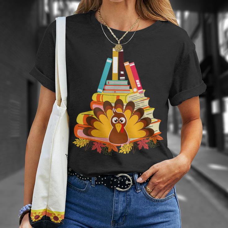 Book Lover Turkey Day Thankful Holiday Thanksgiving Day T-Shirt Gifts for Her Book Lover Turkey Day Thankful Holiday Thanksgiving Day T-Shirt Gifts for Her