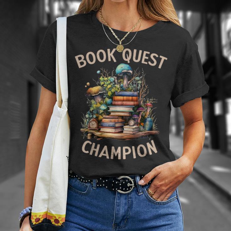 Book Quest Champion Fantasy T-Shirt Gifts for Her Book Quest Champion Fantasy T-Shirt Gifts for Her