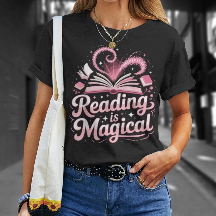 Book Reading Reading Is Magical T-Shirt Gifts for Her