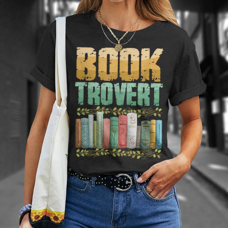 Book Trovert Introvert Reader T-Shirt Gifts for Her Book Trovert Introvert Reader T-Shirt Gifts for Her
