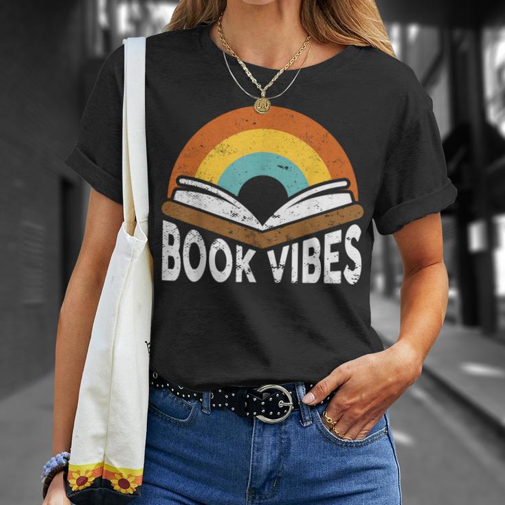 Book Vibes Bookworm Writer T-Shirt Gifts for Her
