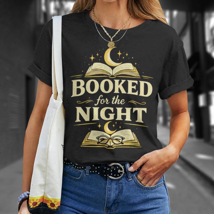 Booked For The Night Reading Quote Book Lovers T-Shirt Gifts for Her Booked For The Night Reading Quote Book Lovers T-Shirt Gifts for Her