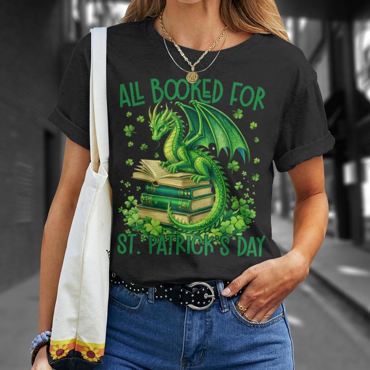 All Booked For St Patrick's Day Fun Dragon For Men Women Kid T-Shirt Gifts for Her