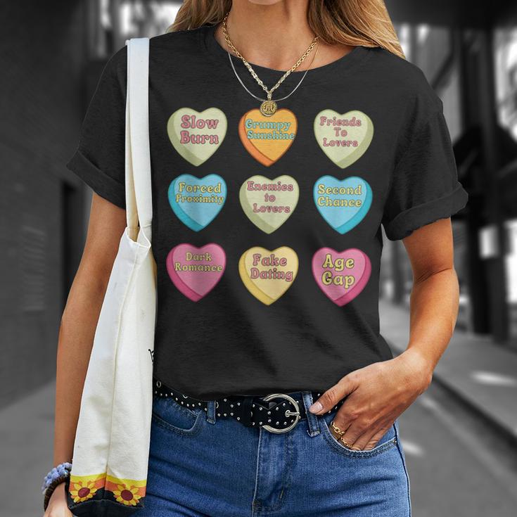 Bookish Romance Tropes Smut Reader Spicy Book Lover T-Shirt Gifts for Her Bookish Romance Tropes Smut Reader Spicy Book Lover T-Shirt Gifts for Her