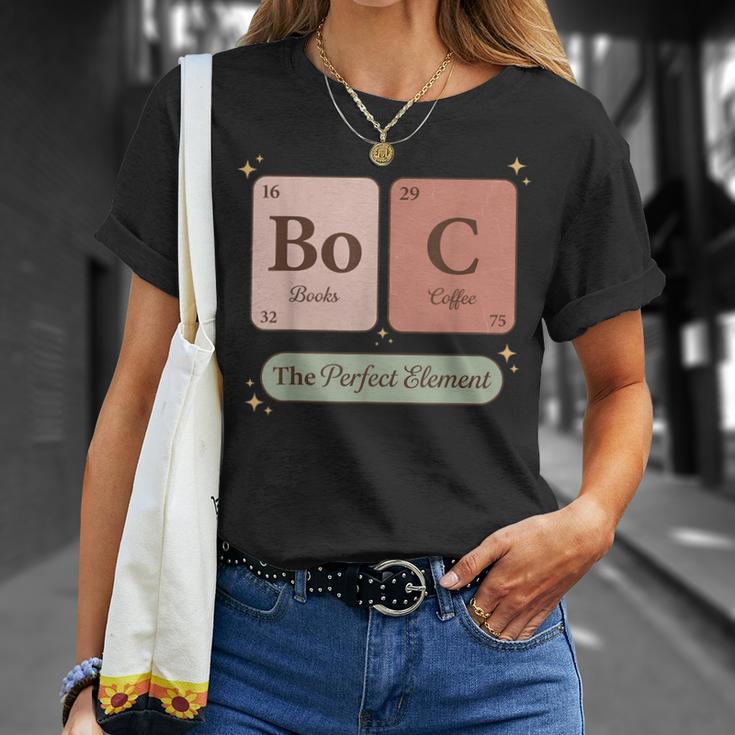 Books And Coffee Periodic Table Elements The Perfect Element T-Shirt Gifts for Her Books And Coffee Periodic Table Elements The Perfect Element T-Shirt Gifts for Her