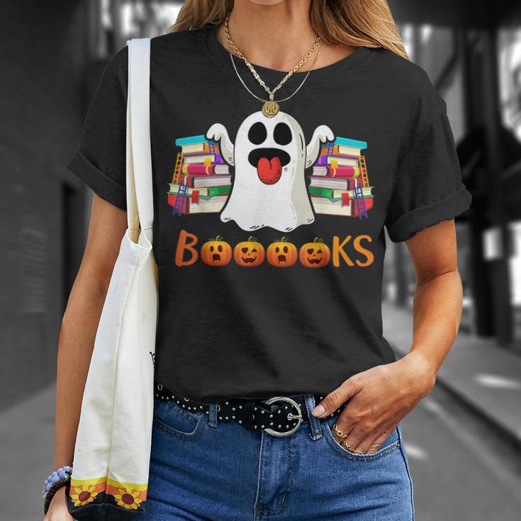 Books Lovers Boo Scary GhostShirt T-Shirt Gifts for Her