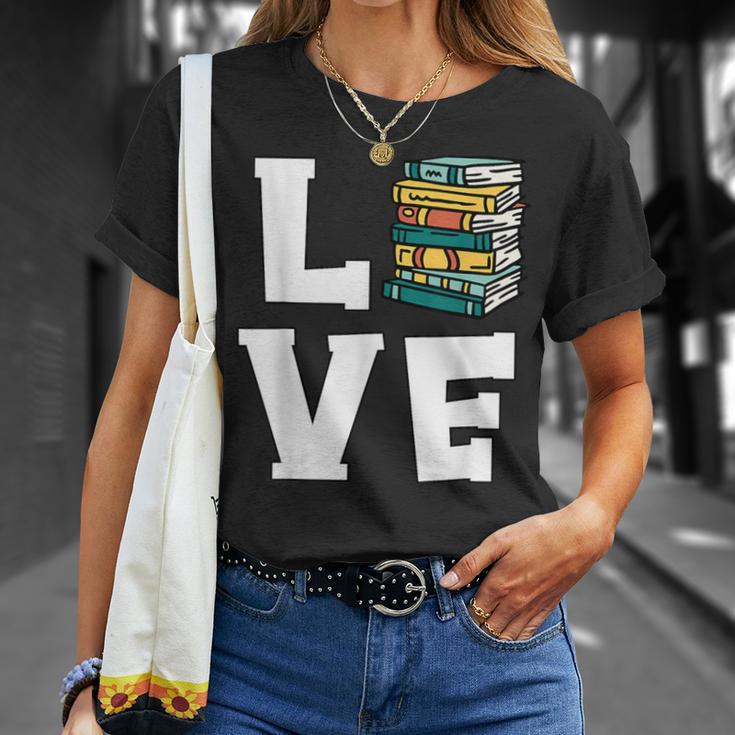 Bookworm Love Book Lover Reading Librarian T-Shirt Gifts for Her Bookworm Love Book Lover Reading Librarian T-Shirt Gifts for Her