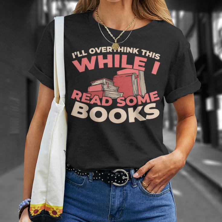 Bookworm Novel Writer Literature Bibliophile Library Books T-Shirt Gifts for Her