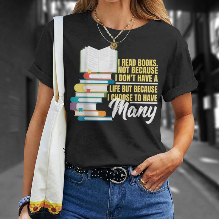 Bookworm Shirt I Read Books Reader Nerd T-Shirt Gifts for Her