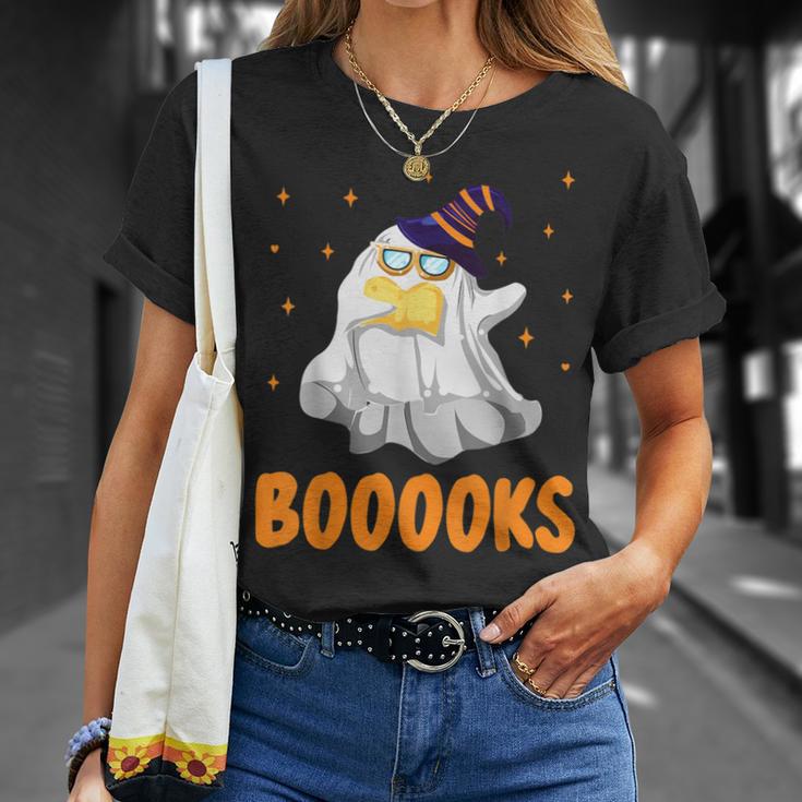 Booooks Funny Halloween Cute Ghost Book Reading T-Shirt Gifts for Her Booooks Funny Halloween Cute Ghost Book Reading T-Shirt Gifts for Her
