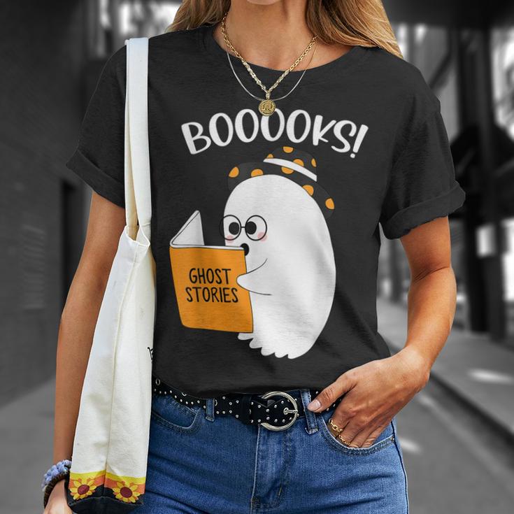Booooks Ghost Reading Books Halloween Teacher Gift For Men Women T-Shirt Gifts for Her Booooks Ghost Reading Books Halloween Teacher Gift For Men Women T-Shirt Gifts for Her
