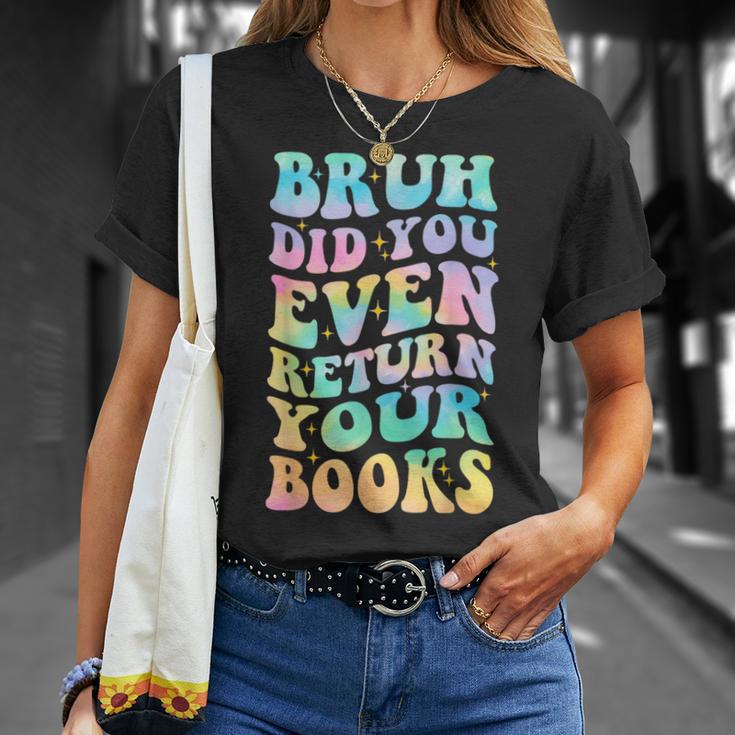 Bruh Return Your Books Librarian School Library T-Shirt Gifts for Her Bruh Return Your Books Librarian School Library T-Shirt Gifts for Her