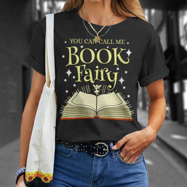 You Can Call Me Book Fairy Librarian T-Shirt Gifts for Her