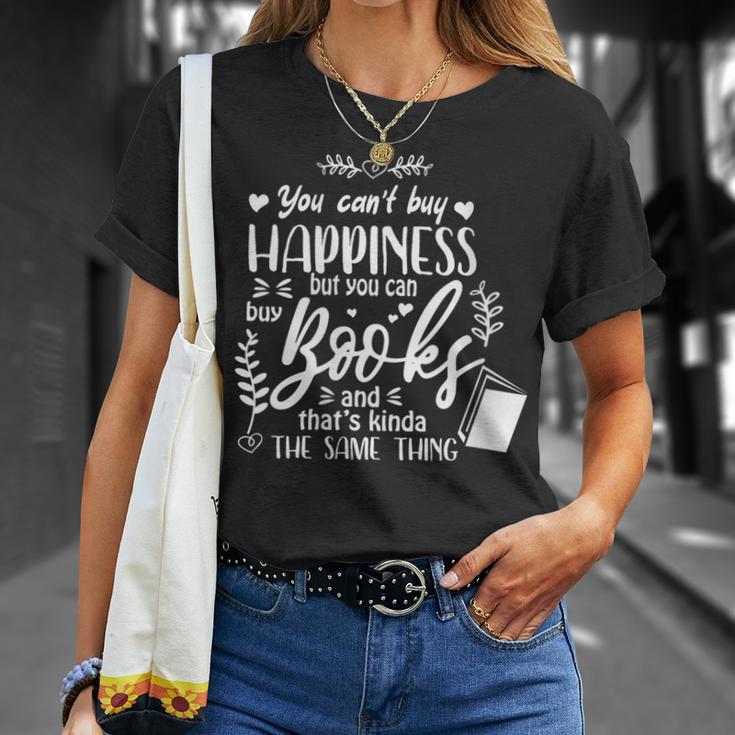 You Can't Buy Happiness But Books Kinda The Same Reading T-Shirt Gifts for Her You Can't Buy Happiness But Books Kinda The Same Reading T-Shirt Gifts for Her