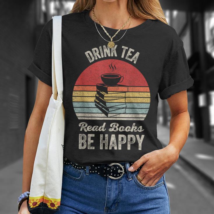 Catch Some Rays Vintage Retro Drink Tea Read Books Be Happy Adult T-Shirt Gifts for Her Catch Some Rays Vintage Retro Drink Tea Read Books Be Happy Adult T-Shirt Gifts for Her