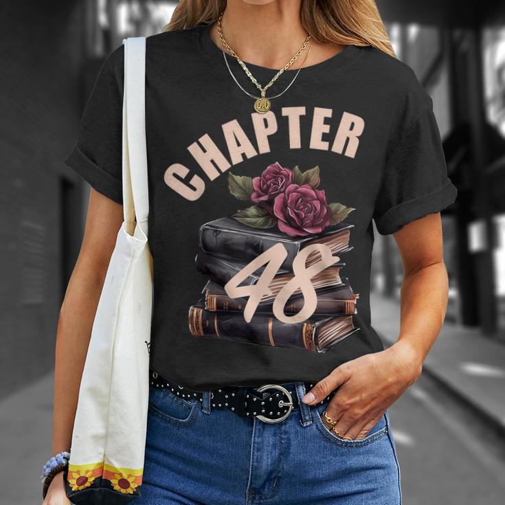 Chapter 48 48th Birthday Women Book Lovers Its My Birthday T-Shirt Gifts for Her