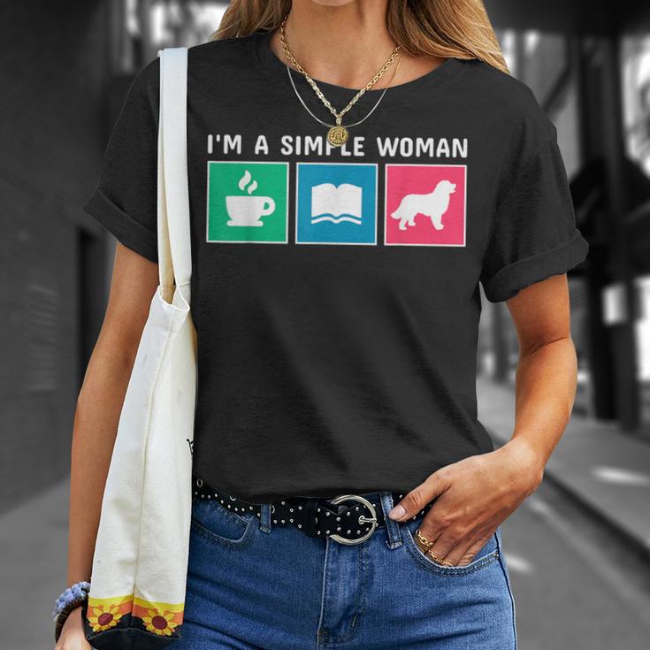 Coffee Books And Bernese Mountain Dog Men Women Kids T-Shirt Gifts for Her