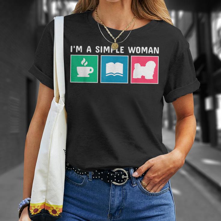 Coffee Books And Havanese Dog Men Women Kids T-Shirt Gifts for Her