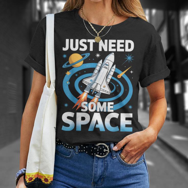 Cohete Espacial Espacial Para Hombres Es Y Niños Camiseta unisex Regalos para ella