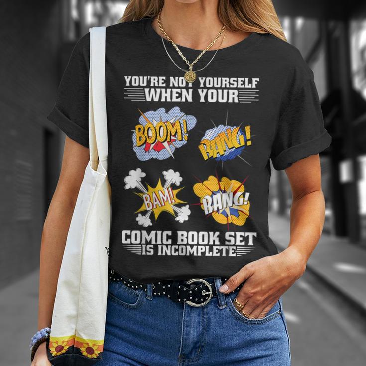 Comic Book Collecting Gear Collection Comics Collector T-Shirt Gifts for Her Comic Book Collecting Gear Collection Comics Collector T-Shirt Gifts for Her