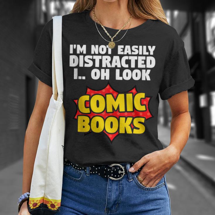 Comic Book Collector Comics Lover Comic Book Collecting T-Shirt Gifts for Her