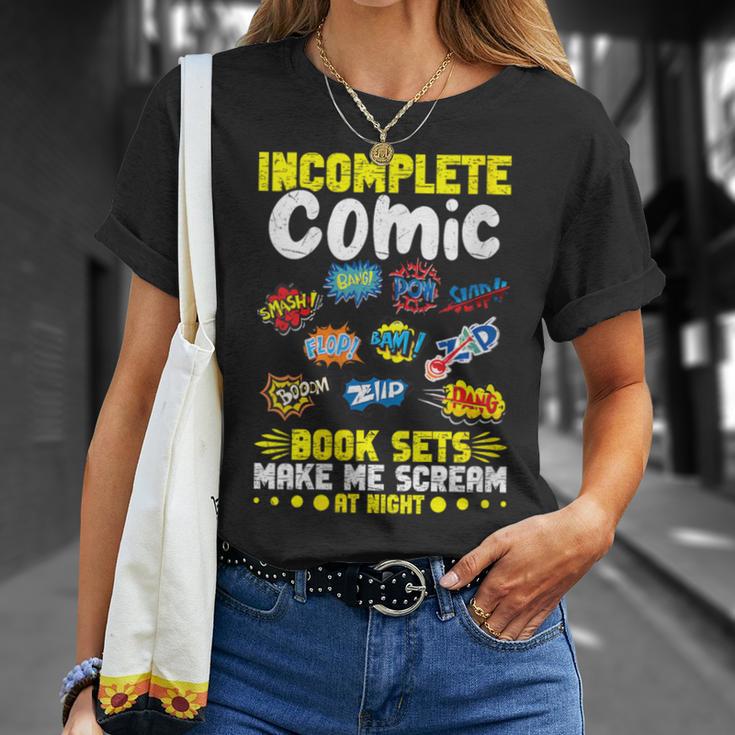Comics Collector Gear Comic Book Collecting Comics Lover T-Shirt Gifts for Her