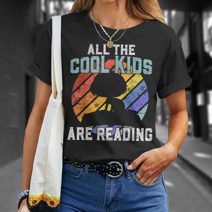 All The Cool Kids Are Reading For a Book Lovers T-Shirt Gifts for Her