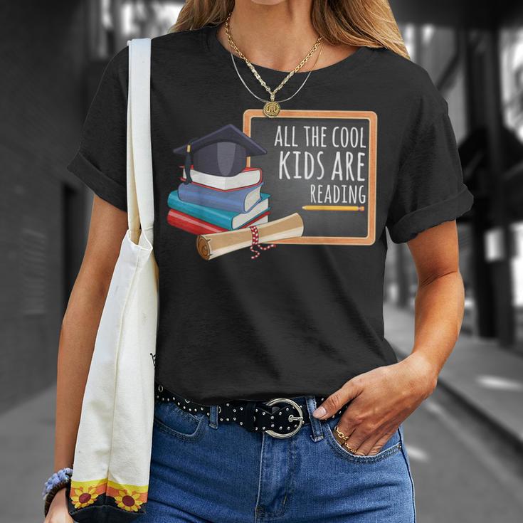 All The Cool Kids Are Reading Book Nerd School Graduation T-Shirt Gifts for Her All The Cool Kids Are Reading Book Nerd School Graduation T-Shirt Gifts for Her
