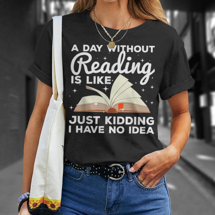 Cool Reading For Men Women Kids Bookworm Teacher Book Reader T-Shirt Gifts for Her