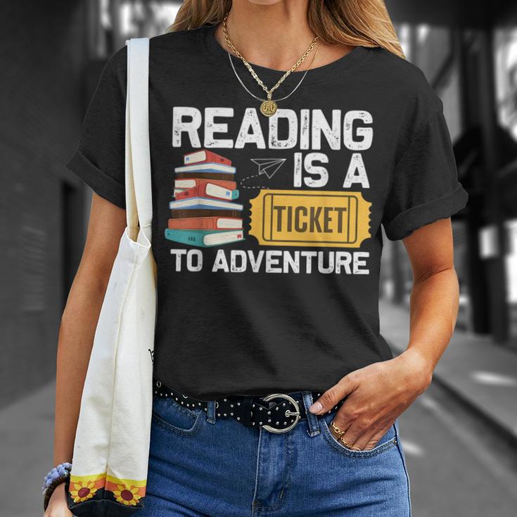 Cool Reading For Men Women Read Books Library Book Lovers T-Shirt Gifts for Her