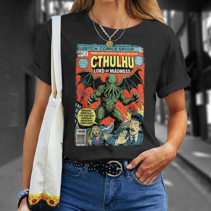 Cthulhu Lord Of Madness Vintage Comic Book Cover T-Shirt Gifts for Her Cthulhu Lord Of Madness Vintage Comic Book Cover T-Shirt Gifts for Her