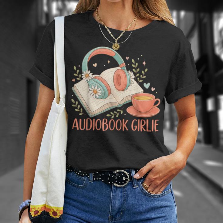 Cute Audiobook Girl Aesthetic Book & Tea Love T-Shirt Gifts for Her Cute Audiobook Girl Aesthetic Book & Tea Love T-Shirt Gifts for Her