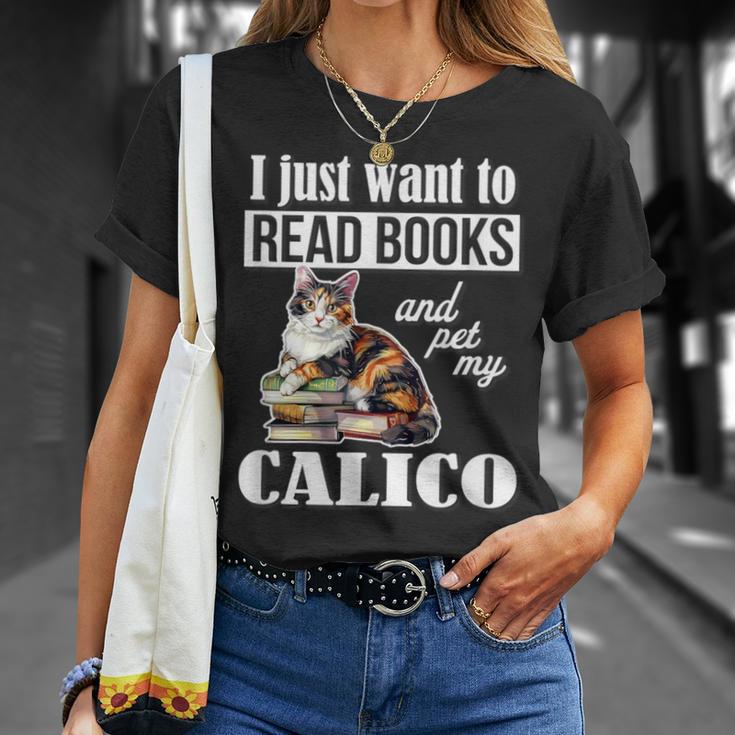 Cute Read Books Calico Cat Lover For Men Women Girls Kids T-Shirt Gifts for Her Cute Read Books Calico Cat Lover For Men Women Girls Kids T-Shirt Gifts for Her