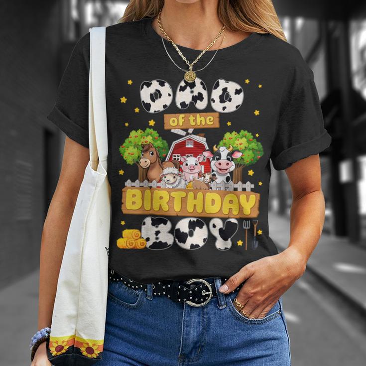 Dad And Mom Of The Birthday Boy Farm Family Matching Party T-Shirt Gifts for Her Dad And Mom Of The Birthday Boy Farm Family Matching Party T-Shirt Gifts for Her
