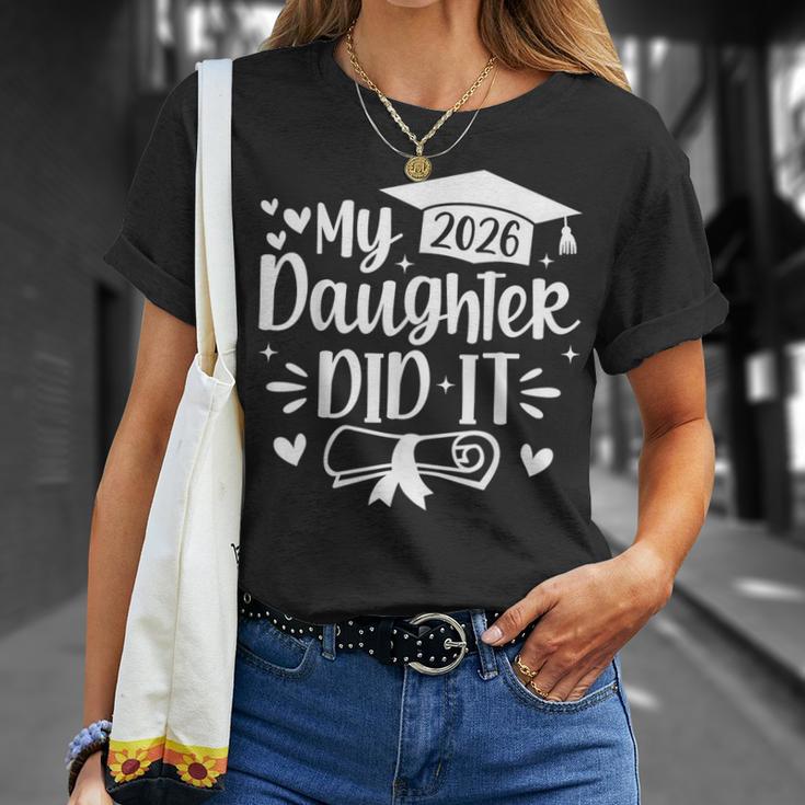 My Daughter Did It 2026 Mom Graduation Graduated T-Shirt Gifts for Her