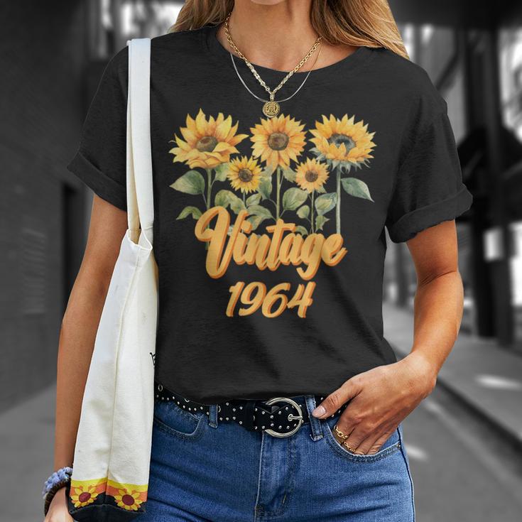 intage 1964 Avec Cinq Beaux Tournesols T-Shirt Cadeaux pour elle