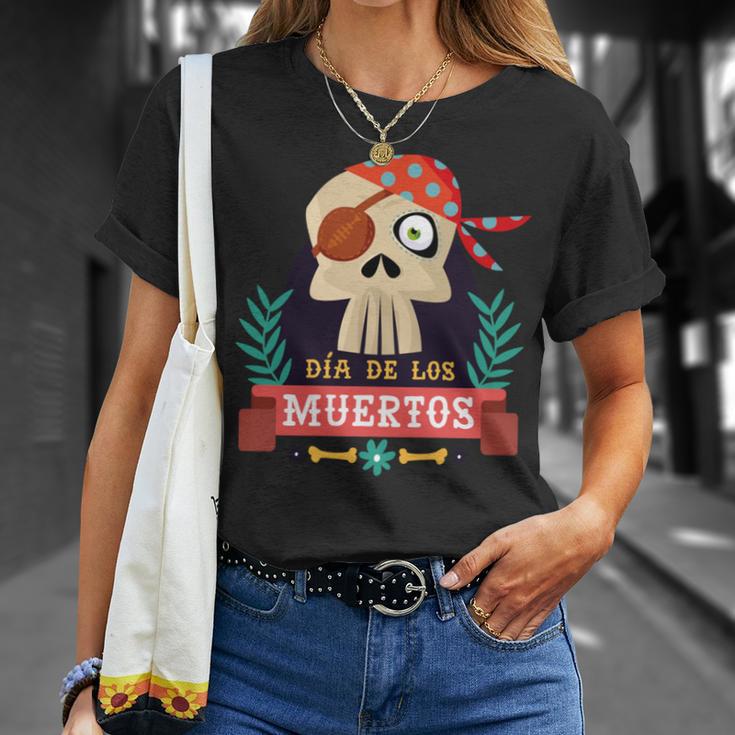 Dia De Los Muertos Piratekull Day Of Dead ギフト 長袖tシャツ Tシャツ 彼女への贈り物